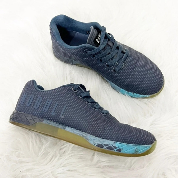 NOBULL Trainers Gray Teal Blue green Weightlifting Cross Fit sneakers shoes 8.5 - Picture 2 of 11